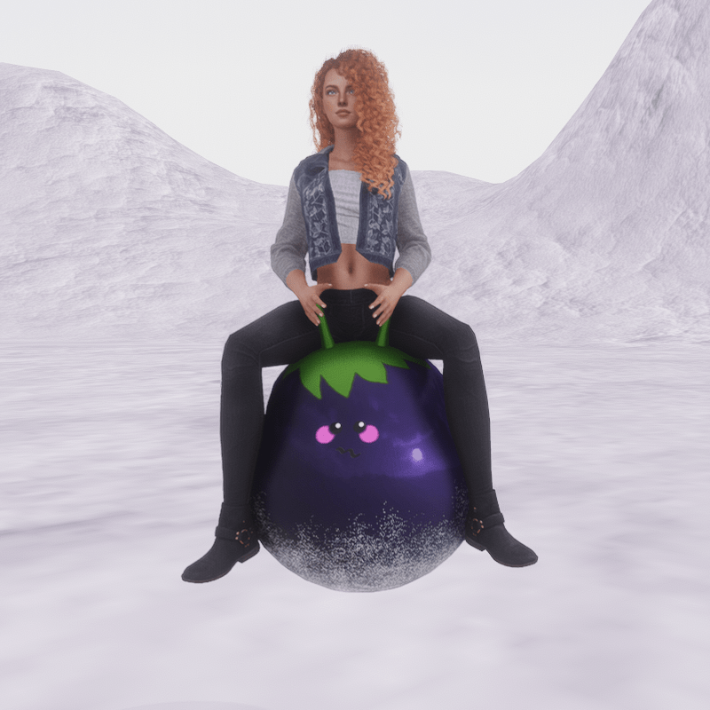 Space Hopper Anim 2 female high hop