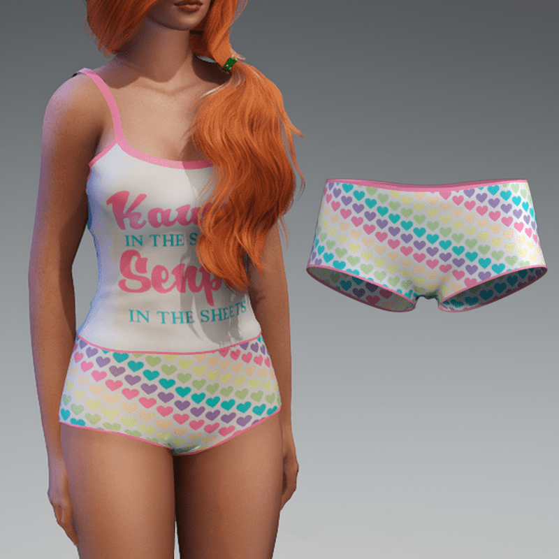 :::LYNX::: Game Girl Pjs - Short
