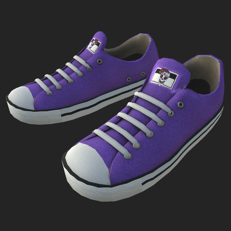 Sneakers Muertos lilac male 2.0