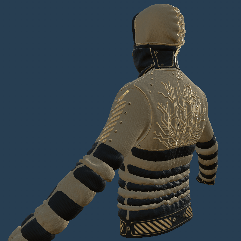 MAIKA JACKET BEIGE EMISSIVE