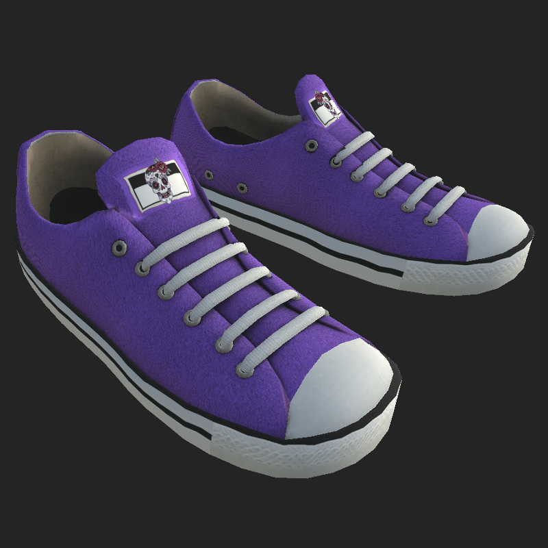Sneakers Muertos lilac female 2.0