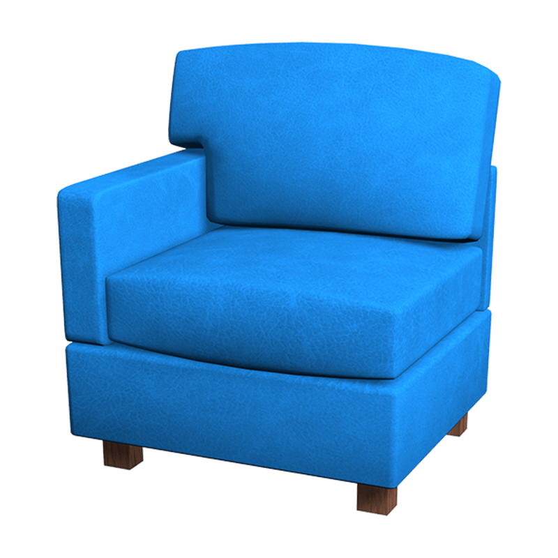 Couch (Left Blue)