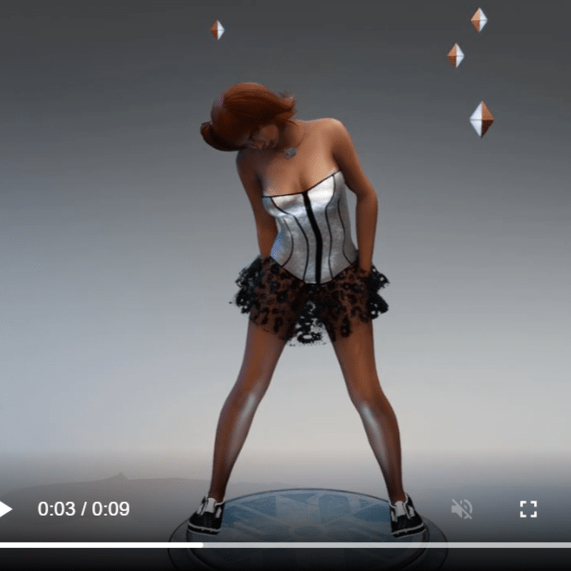 Sexy Feminine Head Shake Moves