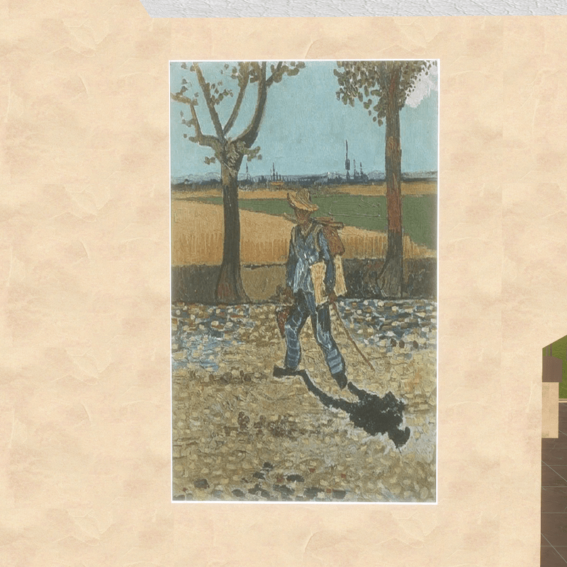 Art - The Painter On HIs Way to Work 1888 Van Gogh