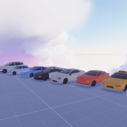 Cars Bundle by Quaternius [Taxi, Cop, SUV, 2 Sports, 2 Normal]