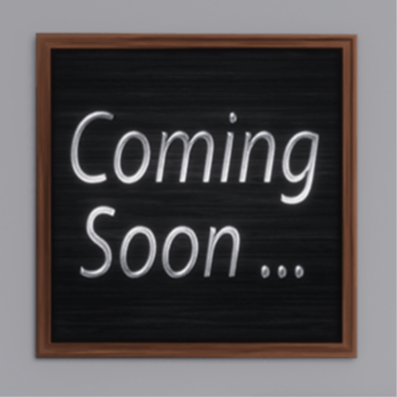 Coming Soon Sign- Wooden Brown