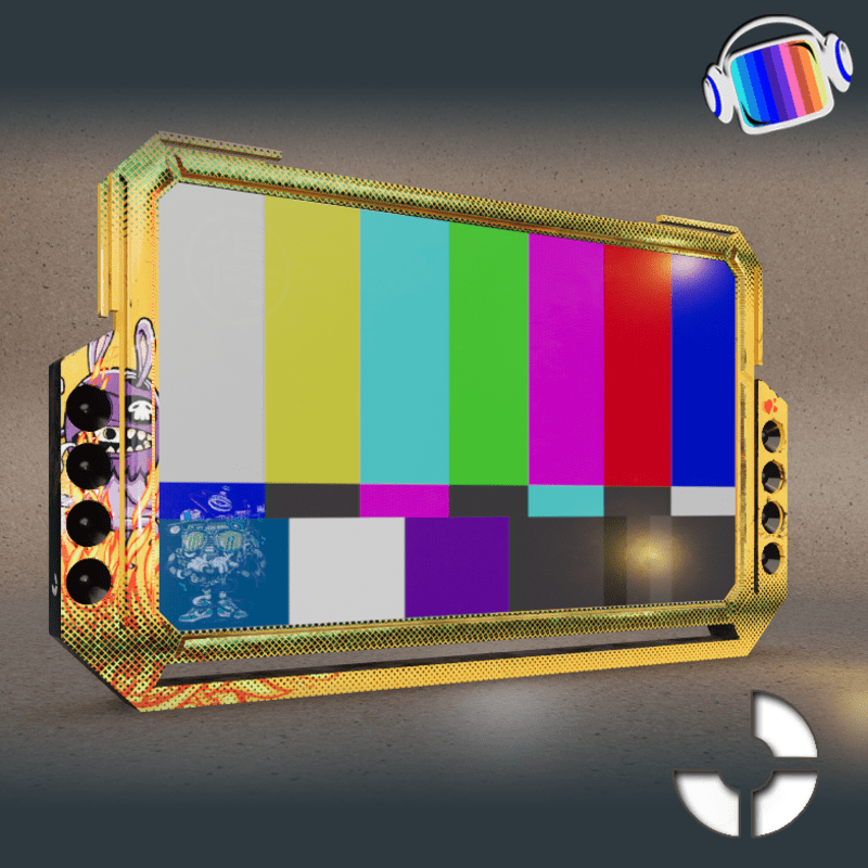 Stage Display SKY 3- Collage Yellow