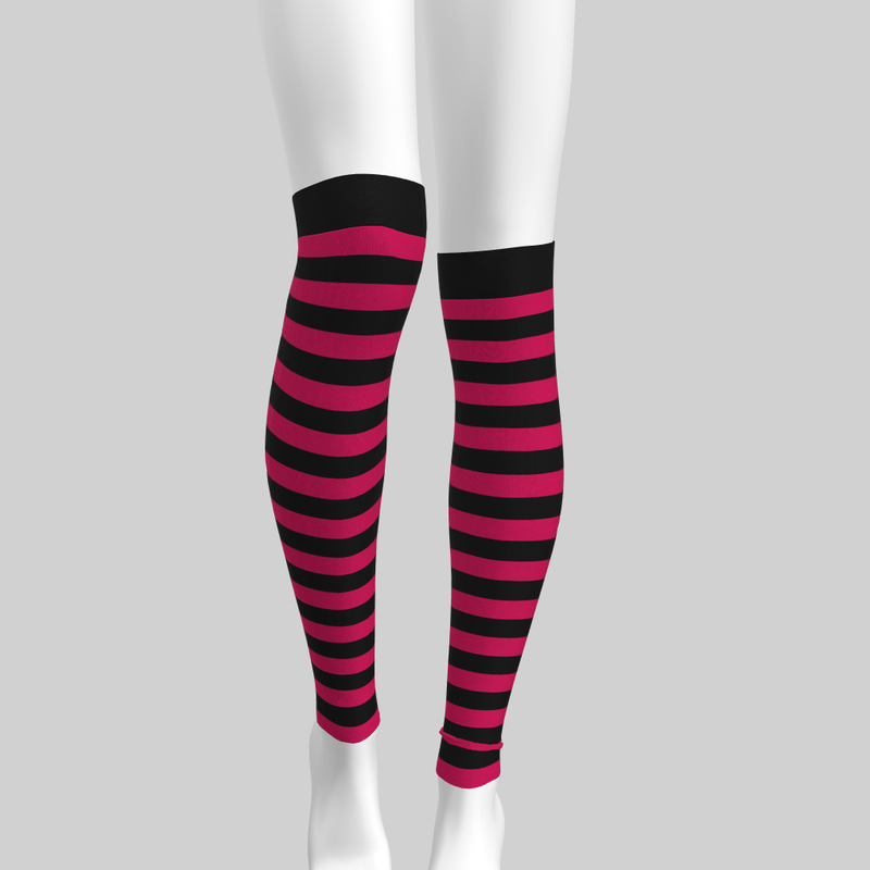 Stockings Emilie Magenta & Black 2.0