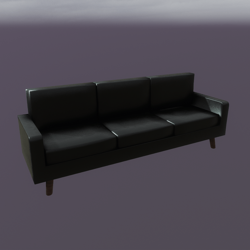 Modern Leather Couch