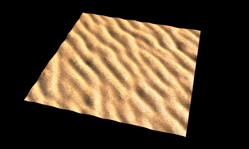rippling sand
