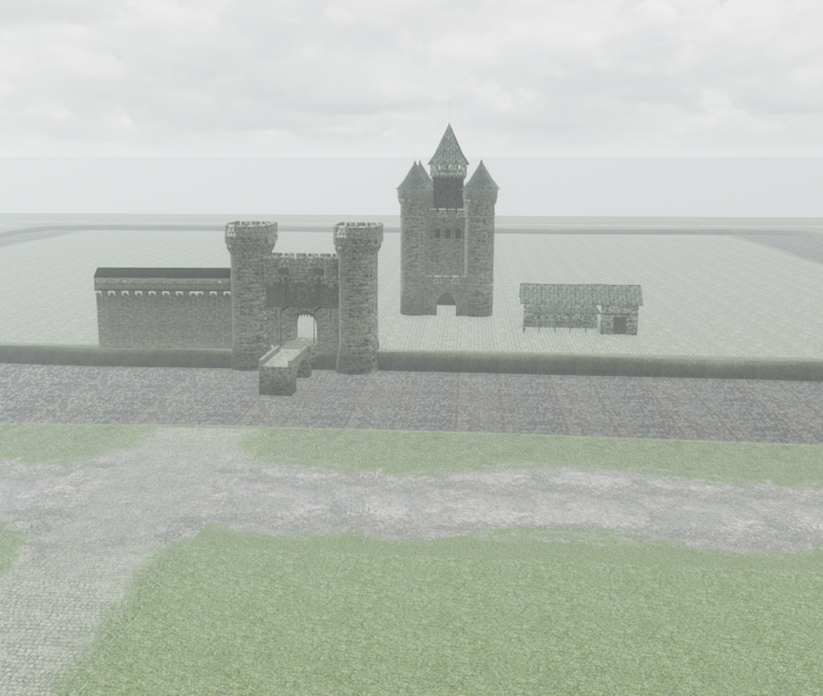 Terrain for a castle