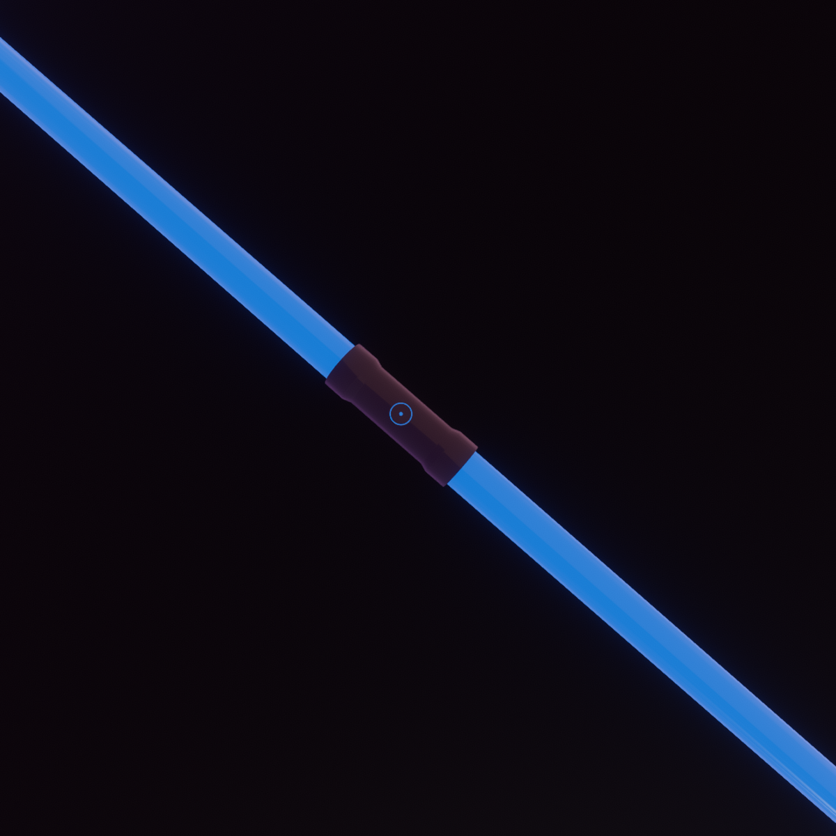 May The Force Twin Saber (Blue)