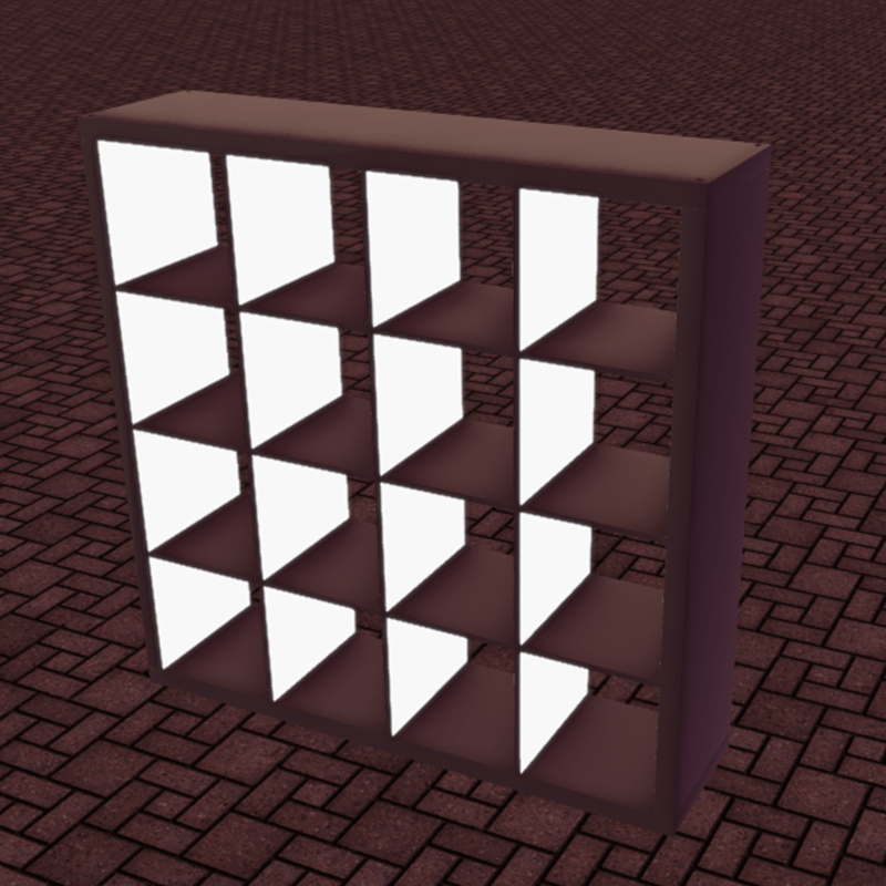 Shelf 4x4 Emissive & Tintable.