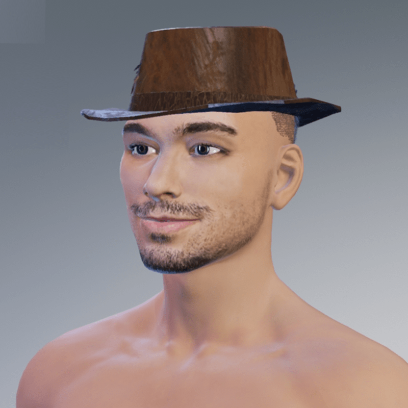 Leather Hat