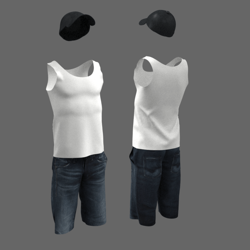 male short baseball cap