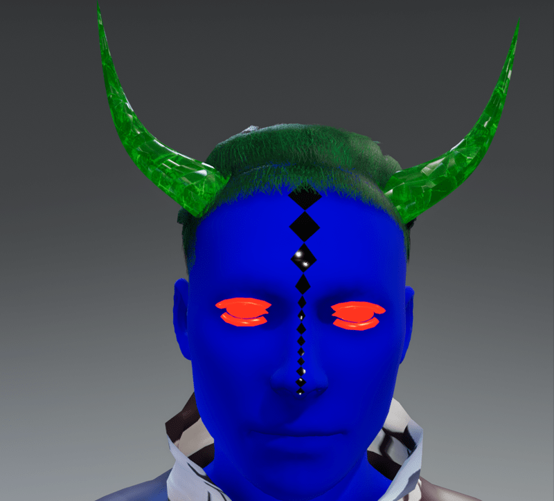 Glowing Toxic Horns