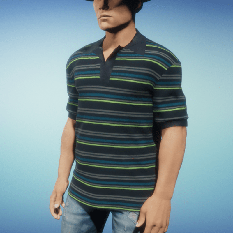 Striped Polo Shirt