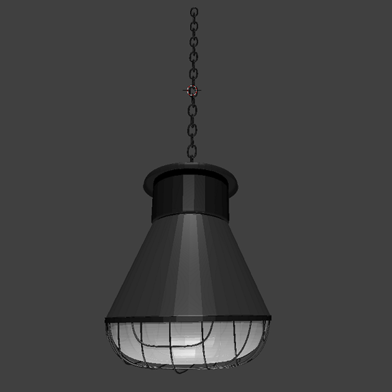 Factory Lamp with Chains-2m