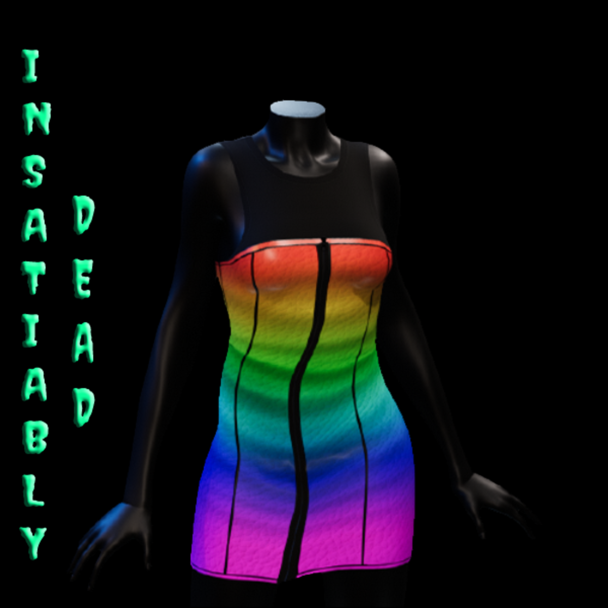 Gradient Zipper Dress 5