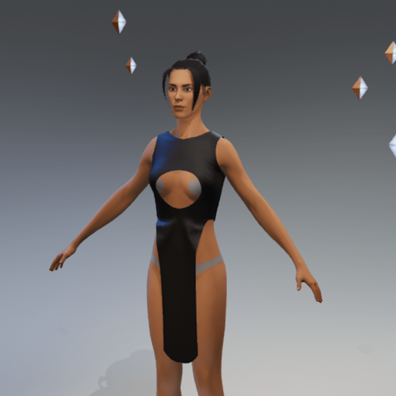 Simple sensual dress