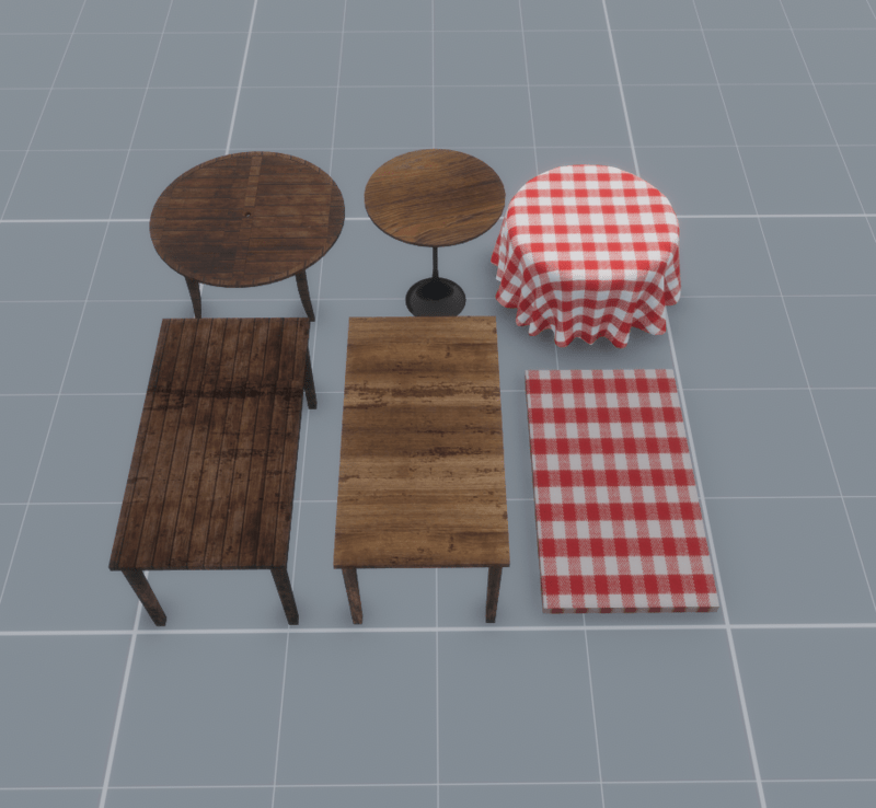Furniture - Table bundle pack