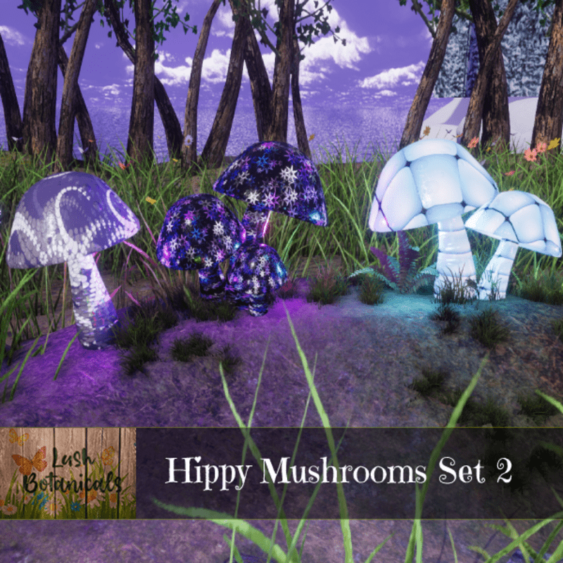 Hippy Mushroom Set 2