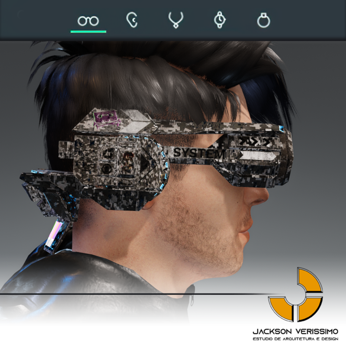 Mnemonic Vr Glasses -Urban Gray Camo