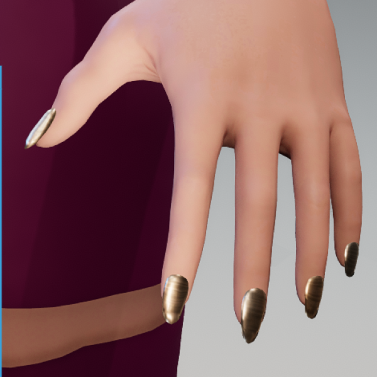 Silver Nails - Fingers & Toes