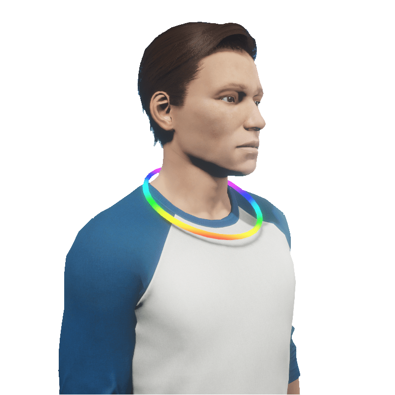 Rainbow Glow Necklace m