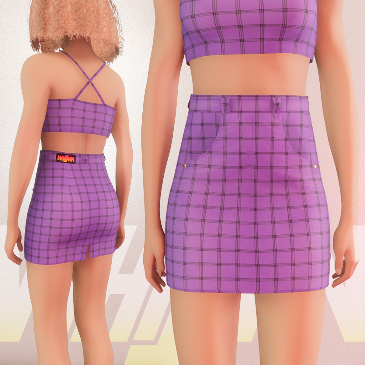 Violet Iconic Skirt