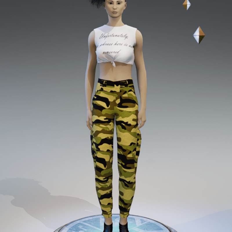 cargo pants for women camouflage z