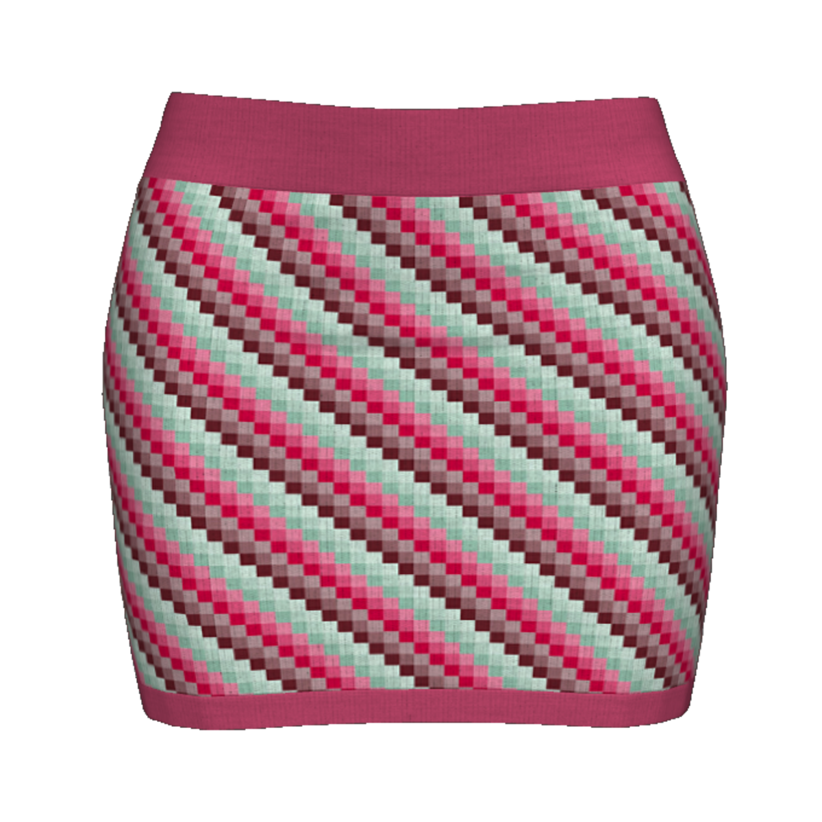 Woman Simple Skirt - Quads