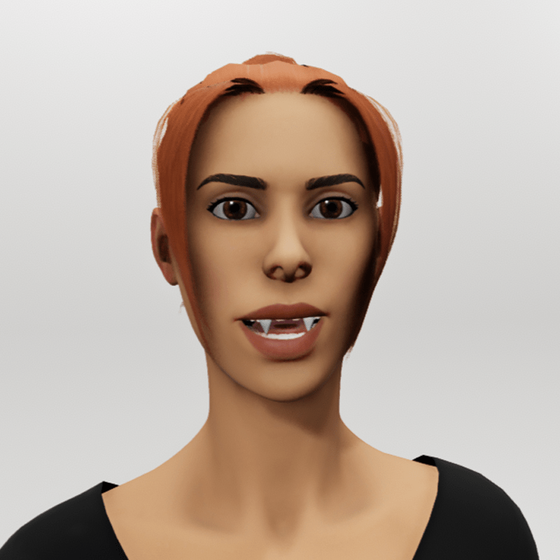 Vampire Teeth - Female - AV2