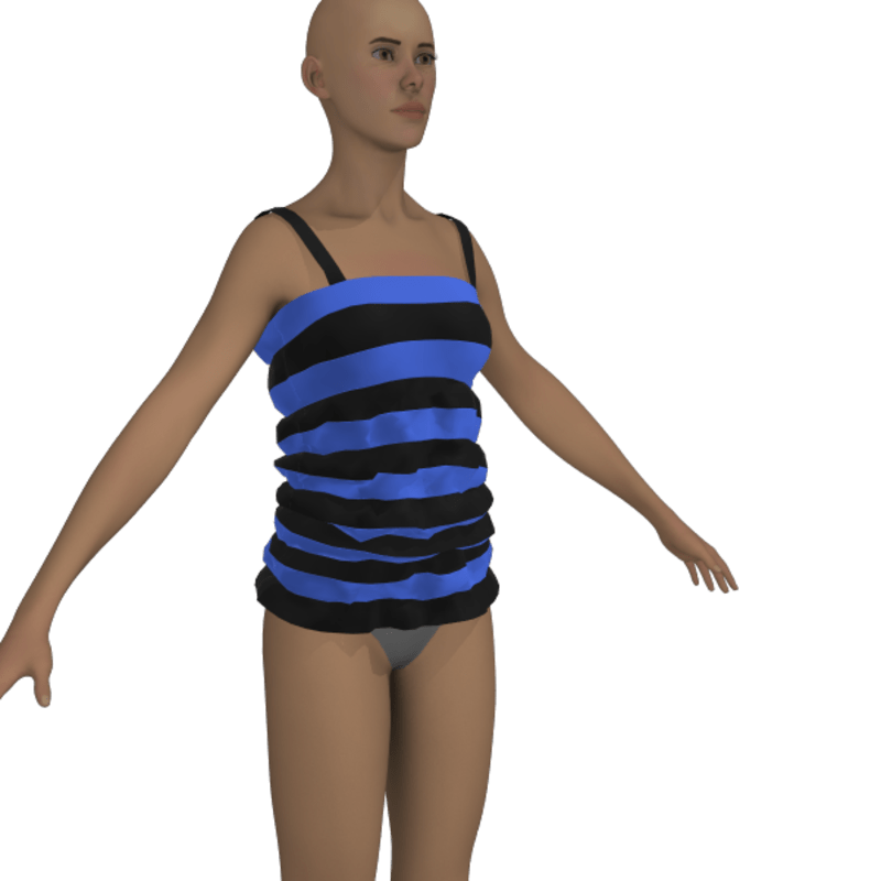 blue and black t-shirt