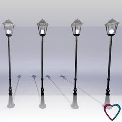 Lamppost - On Off Scripted - 4 Colors