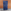 Corrugated metal siding (blue paint, worn)