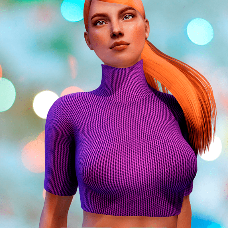 ✿ Turtleneck Top ✿