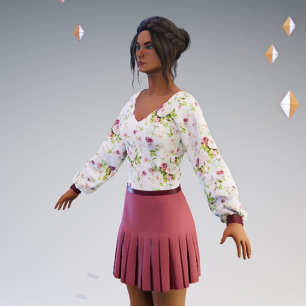 Pleated Skirt Outfit #5