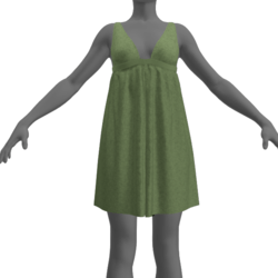 Innocence Nightie - Green Cotton