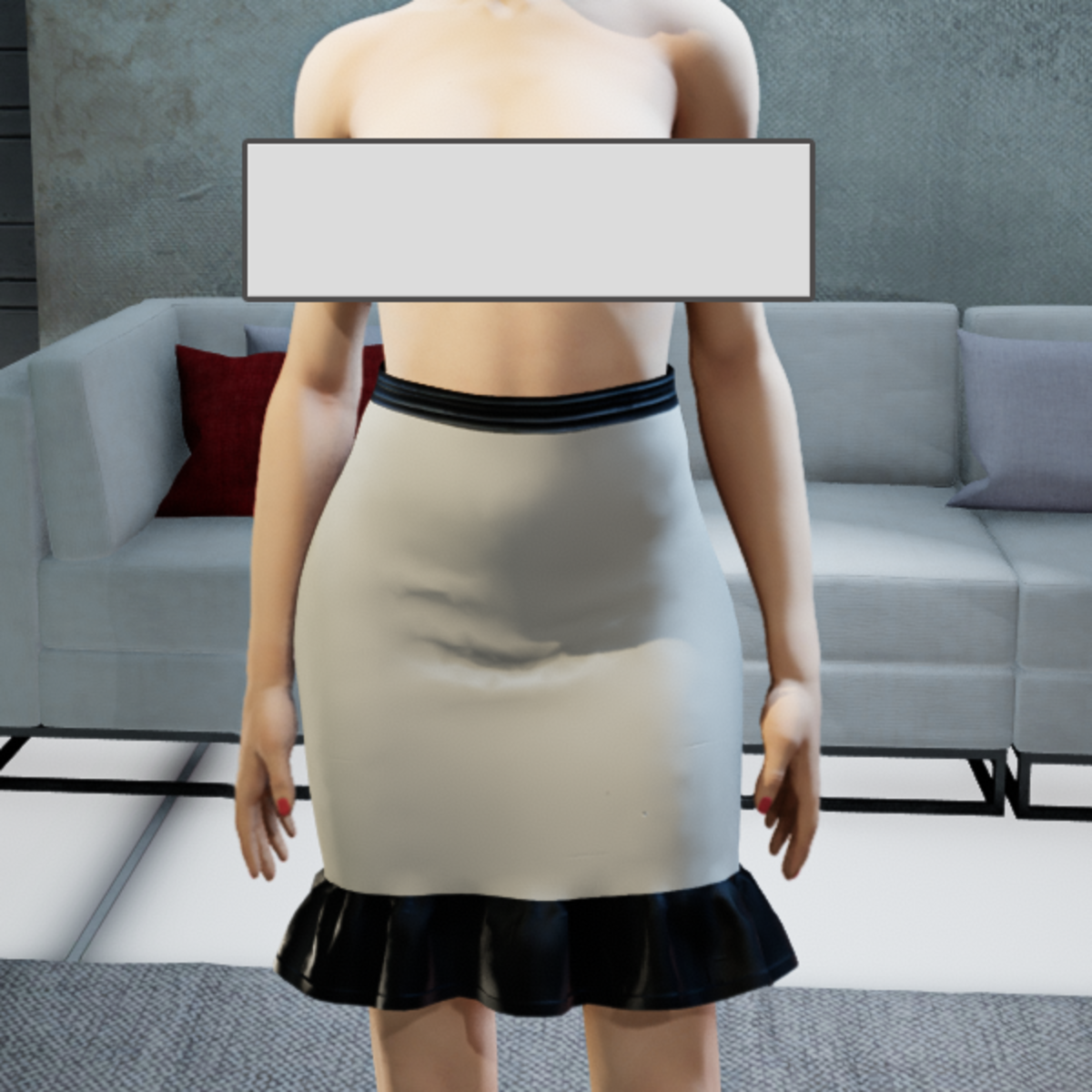 PASCALE SKIRT CHAMPAGNE