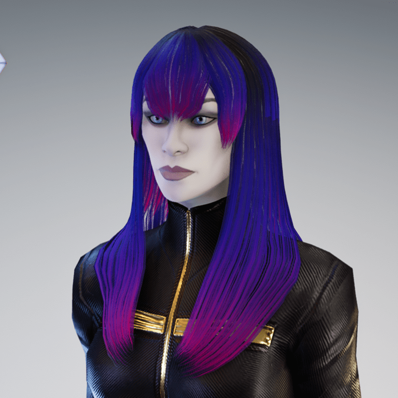 Female Hair 03 - Skin 02 - Not Tintable