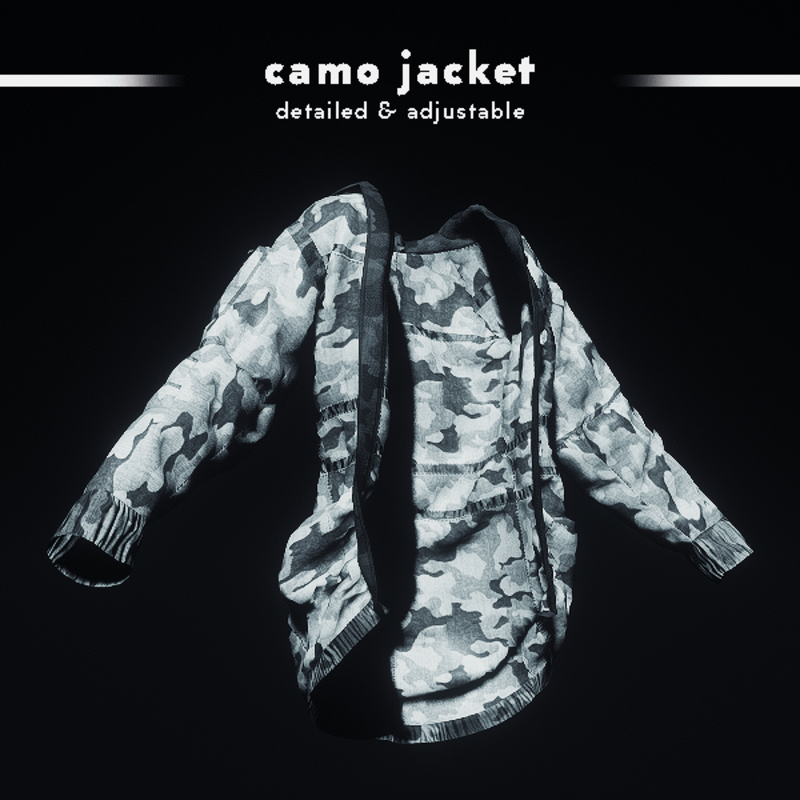 Camouflage Jacket (Ivory)