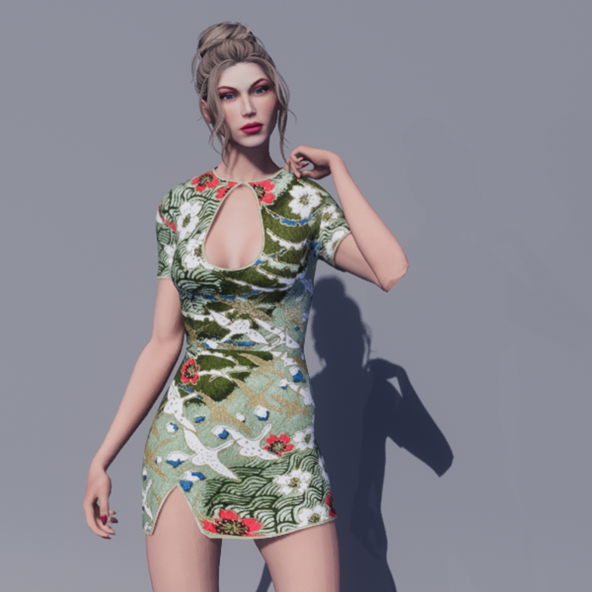 L.F. Mikado Dress - Green