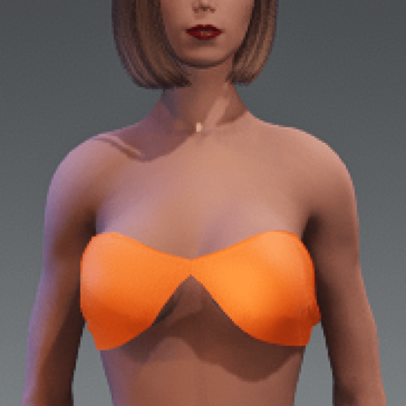 Emissive bikini top