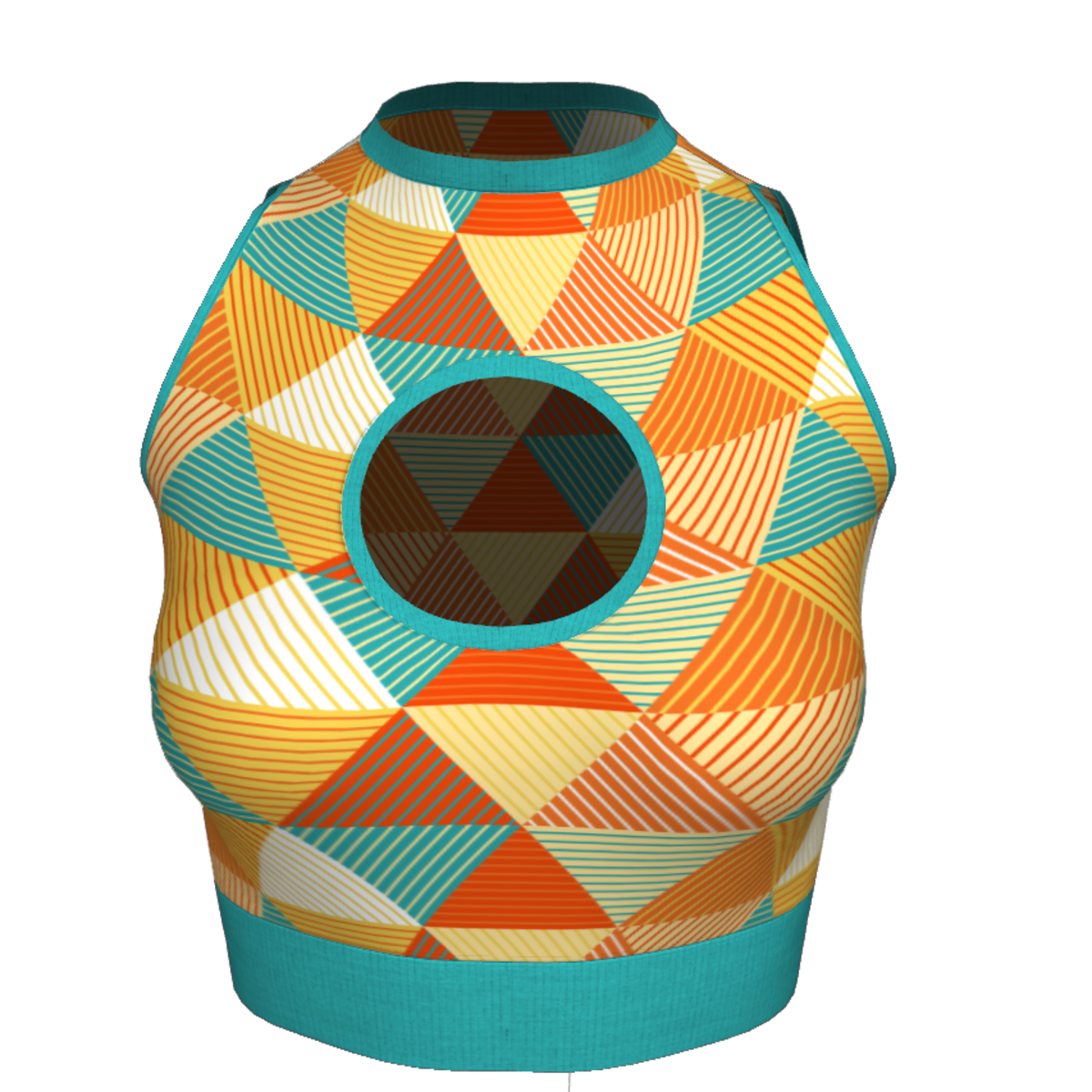 Woman Little Top - Geo