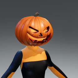 TKA Halloween Pumpkin Head