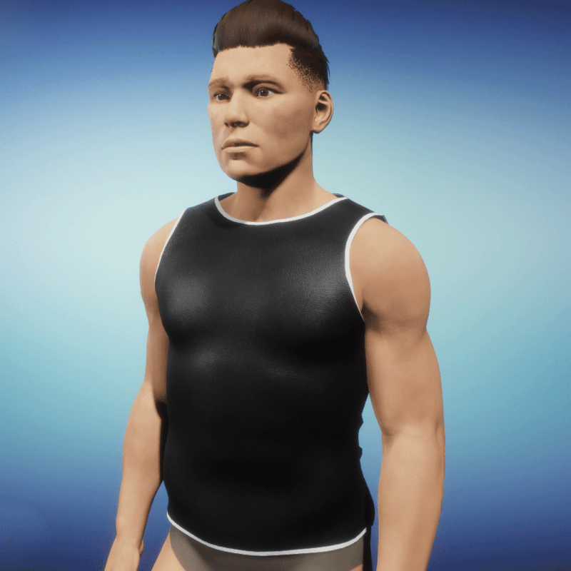 Tank Top leather black