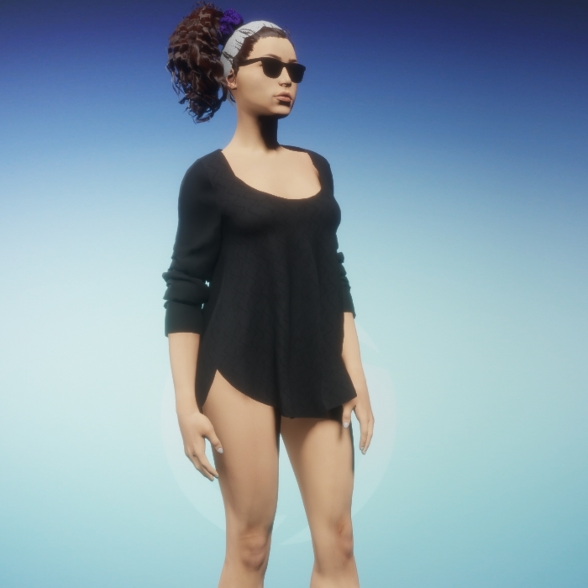 Leggings Top - Black