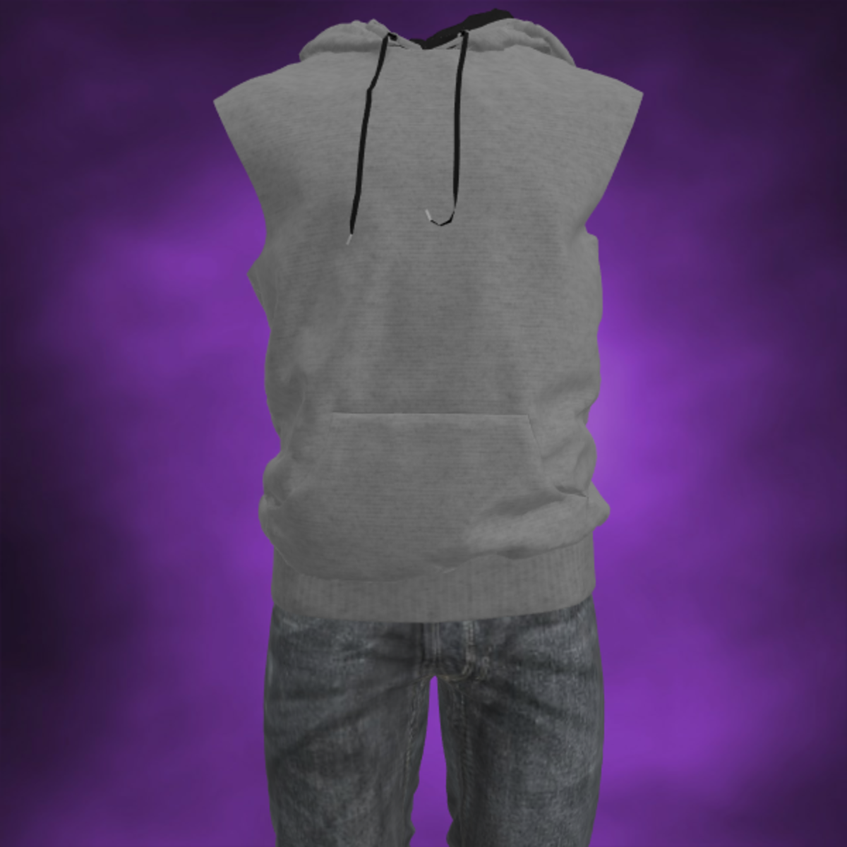 Black Jeans With Grey Hoody