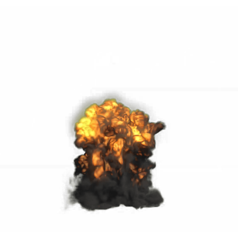 Black Smoke Explosion